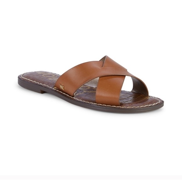 Sam Edelman Shoes - Sam Edelman Gillian Leather Crisscriss Slides